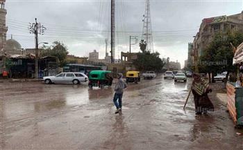 أمطار غزيرة ورياح شديدة بمدن وقرى الشرقية