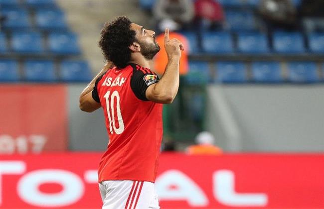 محمد صلاح يحرز الهدف الأول لمنتخب مصر فى شباك غينيا بيساو