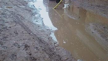 إزالة مياه الأمطار واستمرار أعمال النظافة في بيلا بكفر الشيخ