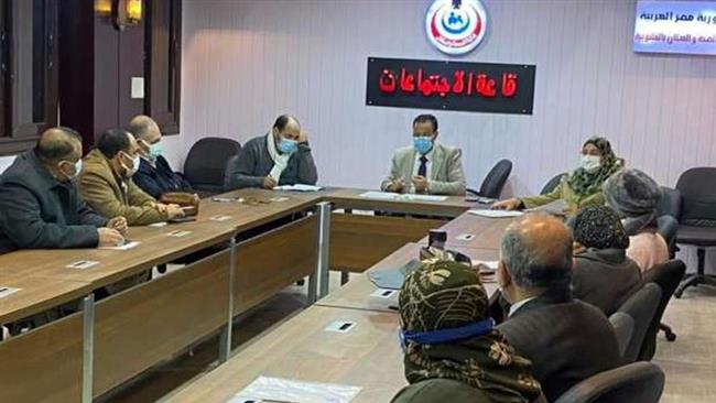 «صحة القليوبية» تناقش الخطة الوقائية وتطعيم المواطنين بلقاح كورونا