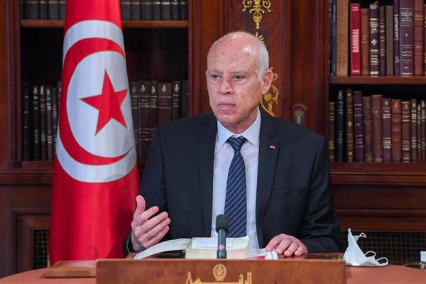 قيس سعيد: نرفض كل المحاولات المشبوهة للتدخل فى الشأن الداخلى