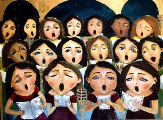 افتتاح معرض «دوائر البروج» للفنانة مى حشمت بقاعة بيكاسو
