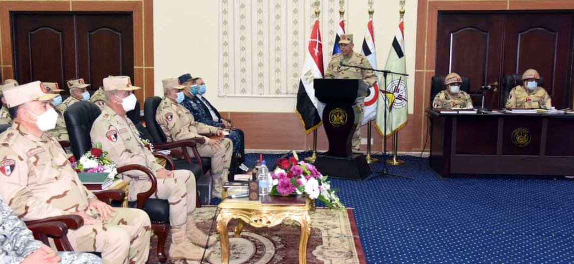 وزير الدفاع يشهد المرحلة الرئيسية لمشروع مراكز القيادة التعبوى «جالوت - 9»