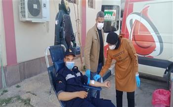   حملة للتبرع بالدم بمديريتى أمن الوادى الجديد وجنوب سيناء 