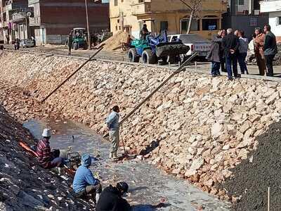 محافظ البحيرة: تبطين الترع والمصارف بتكلفة 60 مليون جنيه 