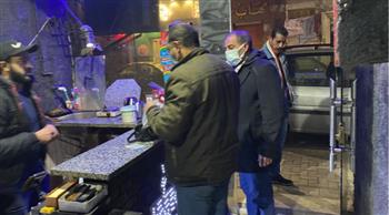  تغريم 3 محلات ورفع ٦٥ حالة إشغال بالإسكندرية 