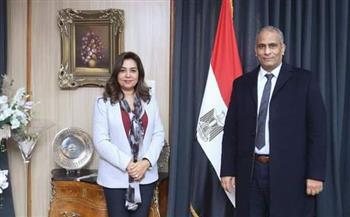 محافظ دمياط تبحث مع رئيس «موبكو» عدد من ملفات التعاون 