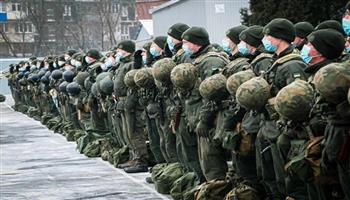   القوات الروسية المشاركة في التفتيش على قوات الرد السريع تصل بيلاروسيا
