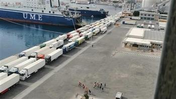   تداول 261 شاحنة و770 طن بضائع عامة بموانئ البحر الأحمر