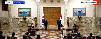   بث مباشر.. توقيع اتفاقيات بين مصر وكوريا الجنوبية