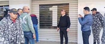 غلق ١٢ محال تجارى غير مرخصين بالإسماعيلية  