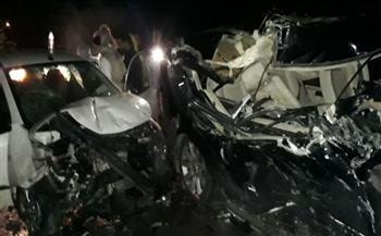 بالأسماء..إصابة 10 أشخاص فى حادث تصادم بالعلمين الجديدة