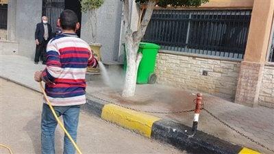حملة لتطهير المصالح الحكومية بكفر شكر في القليوبية