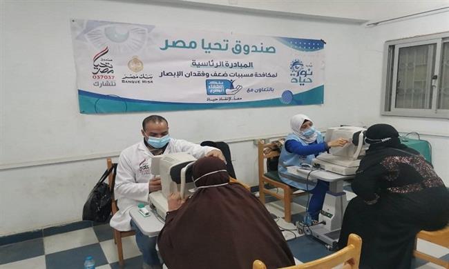 الكشف على 1000 حالة بقرية الجرايدة بكفر الشيخ 