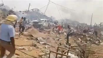   الطوارئ تبحث عن ناجين فى انفجار غانا