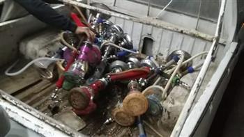 تحرير ٤١ محضر متنوع و رفع ٣٠٣ حالة إشغال طريق وغلق وتشميع محلات بالبحيرة