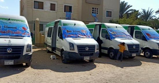 القافلة الطبية بالمعصرة تقدم  الخدمة العلاجية لـ ٥ ألاف مواطن خلال يومين