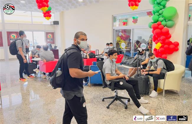 منتخب مصر يصل دوالا استعدادًا لمواجهة كوت ديفوار في «كان 2021»