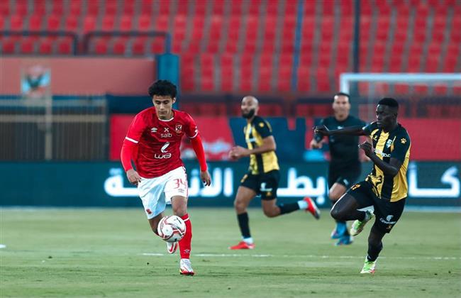 الأهلي يتعادل مع المقاولون العرب بهدف زياد طارق