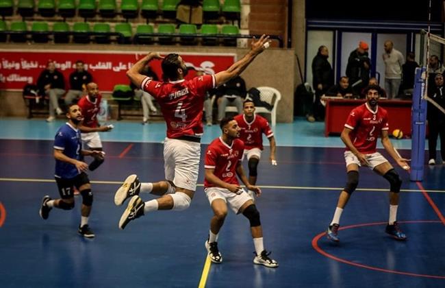 «رجال طائرة الأهلي» يواجه جزيرة الورد في كأس مصر