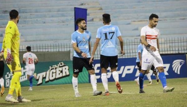 المحلة يكتفي بهدفين في الزمالك في شوط أول بكأس الرابطة