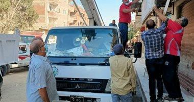 ضبط ٢٥ حالة اشغال طريق خلال ساعة واحدة بشرق الإسكندرية 