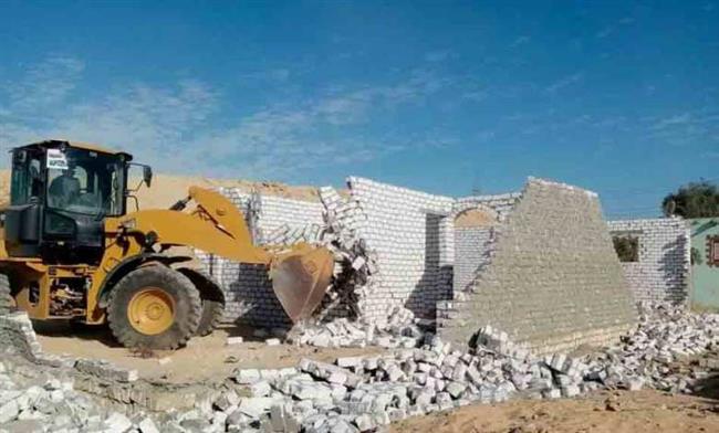  الجيزة تزيل تعديات علي الأراضي الزراعية وأملاك الدولة بالبدرشين وأطفيح وأوسيم