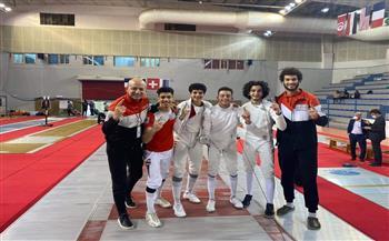 منتخب سلاح السيف المبارزة يتوج بالميدالية الذهبية بكأس العالم للشباب