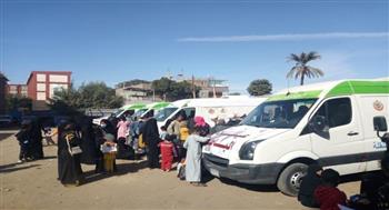 38 قافلة طبية مجانية بالمحافظات ضمن مبادرة «حياة كريمة»
