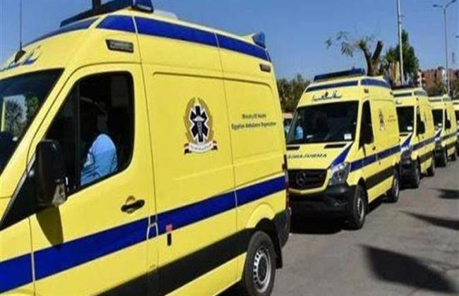 إصابة 4 أشخاص فى حادث تصادم سيارتي شرطة ونقل بالبحيرة