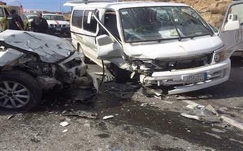   إصابة 8 أشخاص في حادث تصادم ميكروباص مع سيارة نقل بالقاهرة