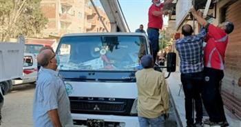   ضبط ٢٥ حالة اشغال طريق خلال ساعة واحدة بشرق الإسكندرية 