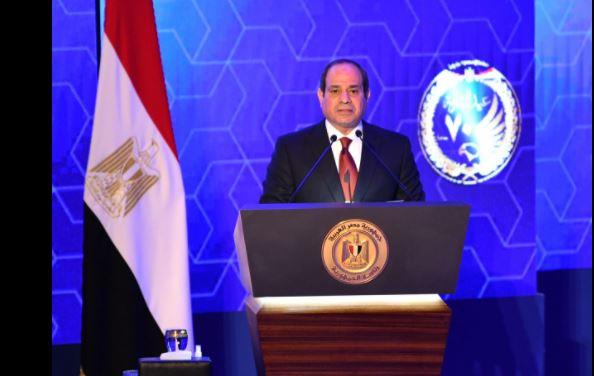 تصريحات الرئيس السيسي في عيد الشرطة تتصدر الصحف