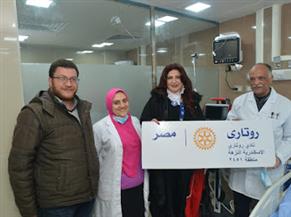   أجهزة طبية من روتاري لـ مستشفى أبو قير العام بالإسكندرية 