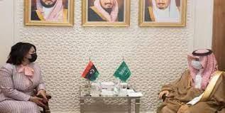   وزيرة الخارجية الليبية تتسلم رسالة من نظيرها السعودي