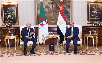   متحدث الرئاسة ينشر صور استقبال الرئيس السيسي لنظيره الجزائري 