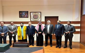   قنصل السعودية بالإسكندرية في زيارة لفاروس 