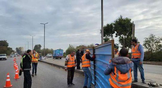غلق منزل الدائرى اتجاه المعادى لمدة شهر