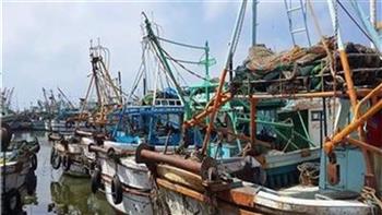 إغلاق ميناء الصيد البحري ببرج البرلس لليوم الرابع في كفر الشيخ