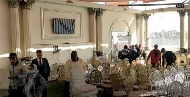 محافظة الجيزة تضبط قاعه أفراح علي كورنيش النيل تستخدم مركز للدروس الخصوصية.. فيديو
