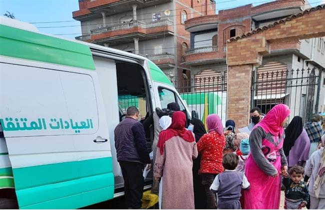 الكشف على 750 حالة بقرية المناوفة بكفر الشيخ