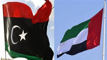 الإمارات وليبيا تبحثان العلاقات الثنائية بمجالات العمل