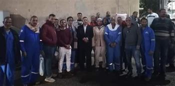 القوى العاملة تنجح في إنهاء مشكلة 38 عاملا بمصنع أسمنت النهضة بقنا