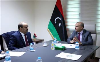   «عبدالله اللافي»يستقبل سفير الجزائر لدى ليبيا