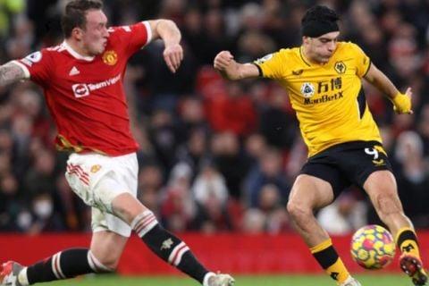 مانشستر يونايتد يخسر أمام ولفرهامبتون بهدف في الدوري الإنجليزي