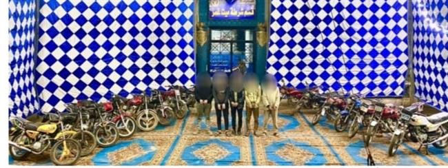 سقوط عصابة سرقة الدراجات النارية بميت غمر 