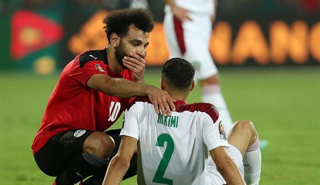 شاهد.. إنسانية محمد صلاح فى مباراة المغرب تخطف الأنظار 