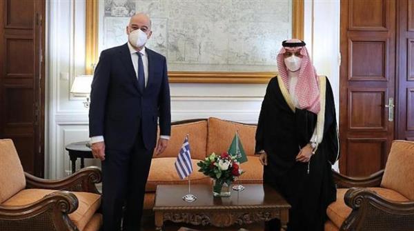 وزيرا خارجية السعودية واليونان يبحثان سبل تعزيز مكافحة الإرهاب في العالم