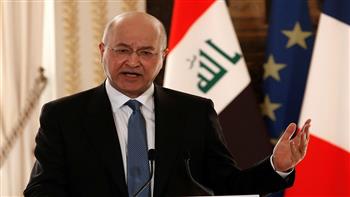   الرئيس العراقي يؤكد أهمية أمن بلاده لتحقيق الاستقرار في المنطقة