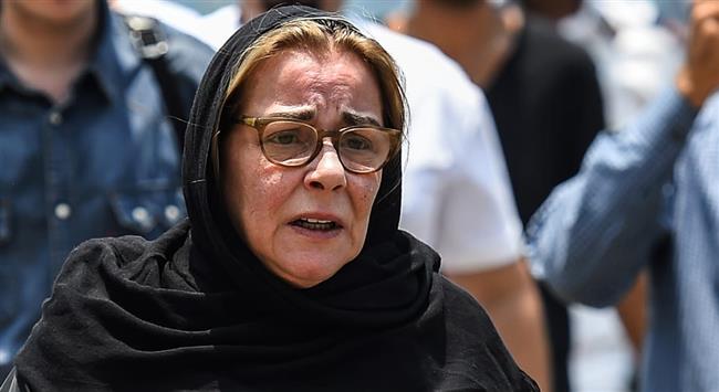 تشييع جثمان الفنانة مها أبو عوف وسط حالة من الحزن